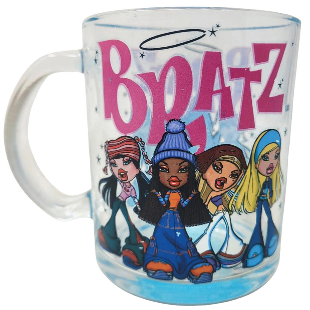 Bratz Translucent Clear Glass Cup Mug